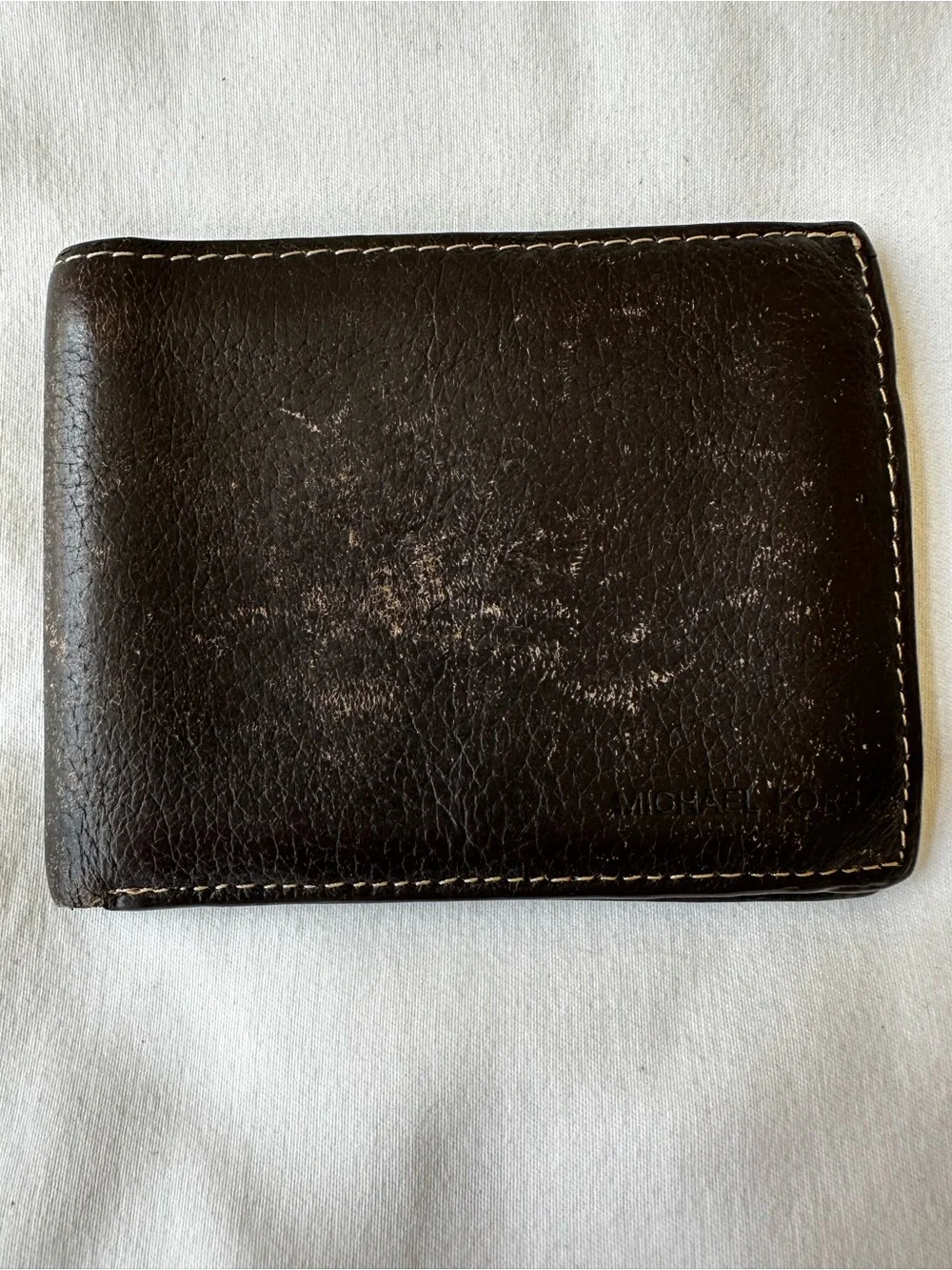 Michael Kors Brown Leather Bifold Wallet Men's Slim Card Holder